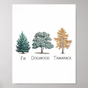 Poster Chemise Subtil anti Trump de l'arbre Fir Dogwood T