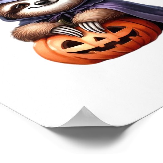 Poster Chemise T classique Sloth Halloween (Coin)