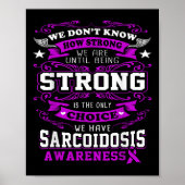 Poster Chemise T De Sensibilisation À La Sarcoïdose Pour  (Devant)