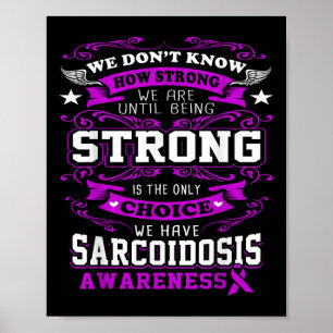 Poster Chemise T De Sensibilisation À La Sarcoïdose Pour