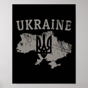 Poster Chemise Ukraine Zelensky Ukrainien Tryzub Patrioti