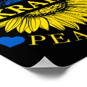 Poster Chemise Unis avec l'Ukraine (Coin)