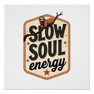 Poster Chemise Vintage Citation de Paresseux Graphique d'