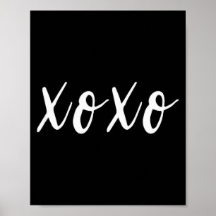 Poster Chemise Xoxo Saint-Valentin pour femmes et enfants