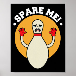 Poster Chemises de Bowling Duckpin Spare Me
