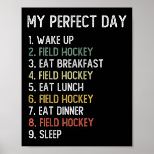Poster Chemises de hockey sur gazon Perfect Day Hommes Ga