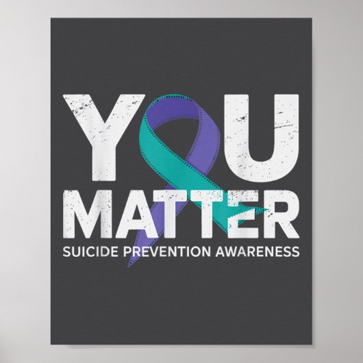 Poster Chemises de prévention des suicides Sensibilisatio (Devant)