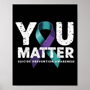 Poster Chemises de prévention des suicides Sensibilisatio