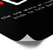 Poster Chemises de professeur Slp Orthophoniste Gif (Coin)