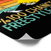 Poster Chemises de ski Freestyle pour prévisions de week- (Coin)