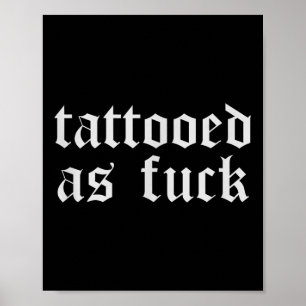Poster Chemises De Tatouage Drôle Pour Hommes Cadeau Femm