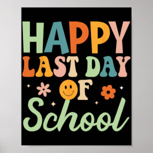 Poster Chemises dernier jour d'école Bonjour l'été Profes