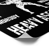 Poster Chemises Drôle De Bodybuilding. Un squa d'exercice (Coin)