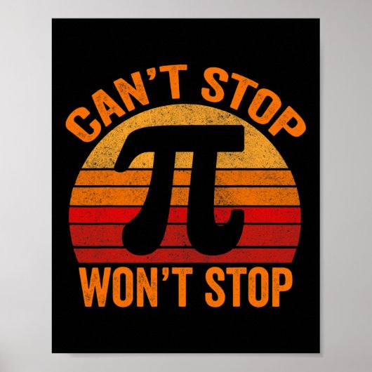 Poster Chemises drôles de Pi Day1 (Devant)
