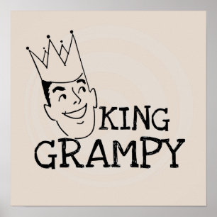 Poster Chemises et cadeaux King Grampy