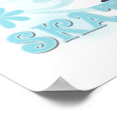 Poster Chemises et cadeaux pour filles de patineur (Coin)