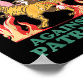 Poster Chemises Lady Chat Enfant Mignonnes Rétro Contre L (Coin)