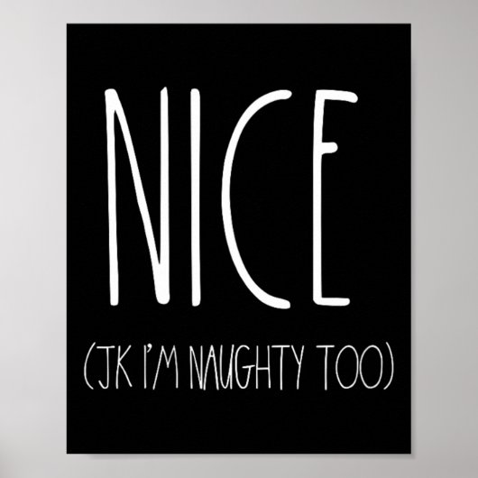 Poster Chemises Naughty And Nice Couples Pour Noël Jk N (Devant)