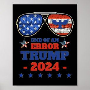 Poster Chemises Trump 2024 - Drôles Patriotes 4 Juillet T