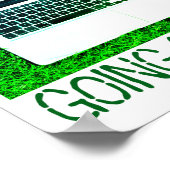Poster Chemisier de comptable éco-responsable (Coin)