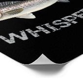 Poster Chemisier de pêche rayé B Striper Whisperer (Coin)