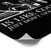 Poster Chemistry Is Like Cooking Just Don't Lick The Son  (Coin)