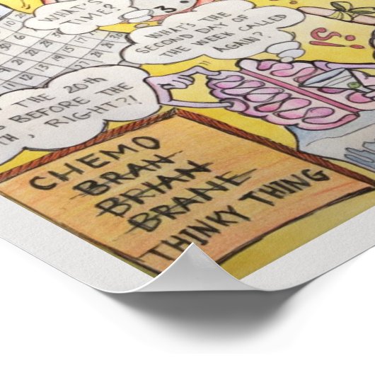 Poster Chemo Brain (Coin)