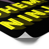 Poster Chemo Ninja Mois de sensibilisation au cancer chez (Coin)