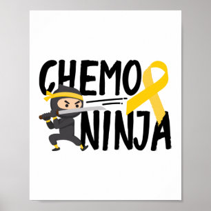 Poster Chemo Ninja Sensibilisation au cancer chez les enf