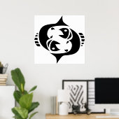 Poster chêne (Bureau à domicile)