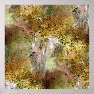 Poster Chêne à l'automne...