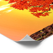 Poster Chêne coloré du matin (Coin)