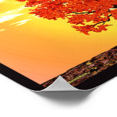 Poster Chêne coloré du matin (Coin)