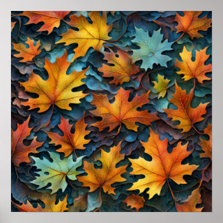 Poster Chêne d'Automne