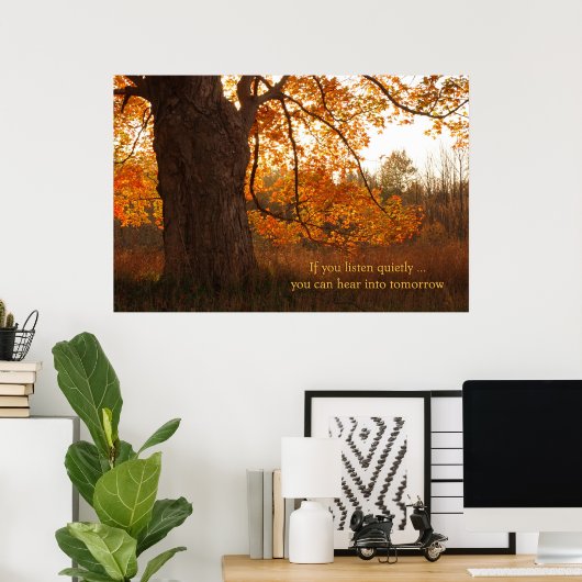 Poster Chêne d'automne (Bureau à domicile)