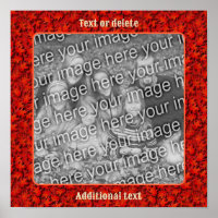 Chêne Feuille cadre d'art naturel Créer votre prop