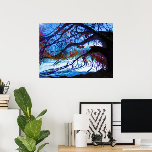 Poster Chêne tordu (Bureau à domicile)