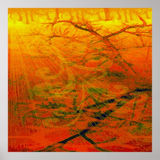 Poster Chêne tordu - - (Devant)