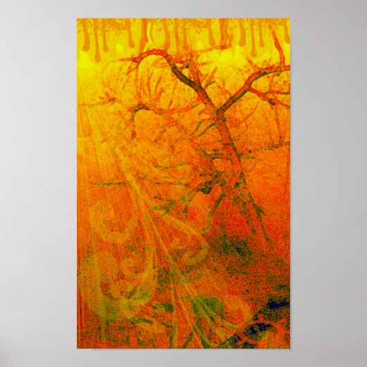 Poster Chêne tordu - Customisé (Devant)