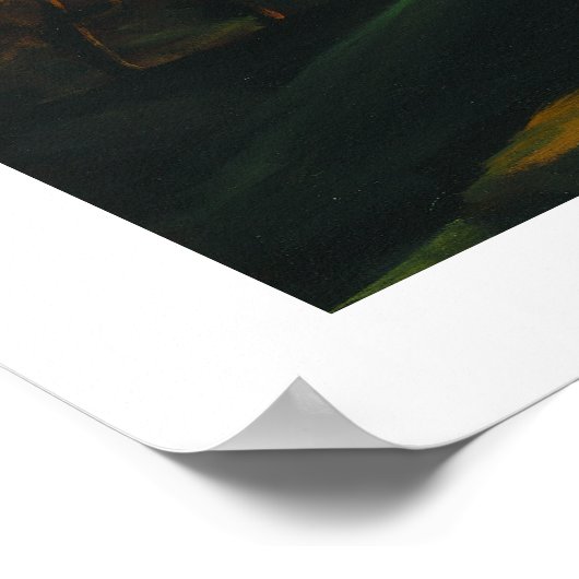 Poster Chênes dans le canyon Poly (Coin)