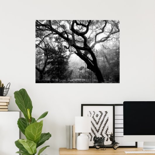 Poster Chênes Whisperants (Bureau à domicile)