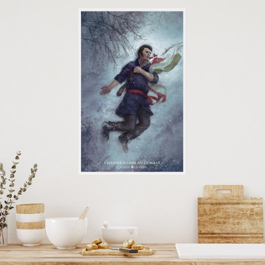Poster Chénier tombe au combat (Cuisine)