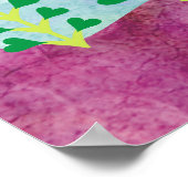 Poster chenille blanche (Coin)