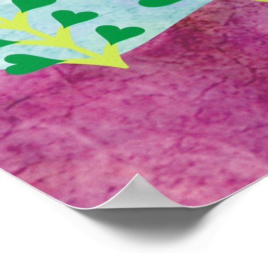 Poster chenille blanche (Coin)