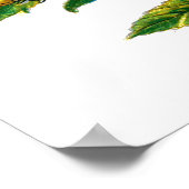 Poster chenille de Cucullia verbasci (Coin)