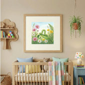 Poster Chenille Minuscule Insectes Nursery