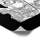 Poster Chennai Tamil Nadu Map (Coin)