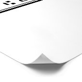 Poster Chèque en blanc pour les concours et les récompens (Coin)
