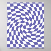 Poster Chèques déformés Psychédélique rétro (Devant)