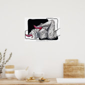 Poster Cher Bandoneon Tango (Cuisine)